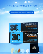Men's Daily Energy Nutrition Packets - 30