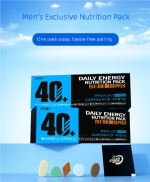 Men's Daily Energy Nutrition Packets - 40